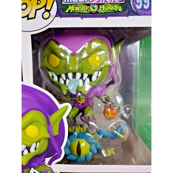 Funko POP! Marvel Monster Hunters Green Goblin 991 Multicolor Bobble Head - Picture 5 of 5